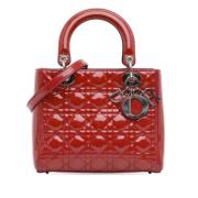 Pre-owned Leather dior-bags Dior Vintage , Red , Dames