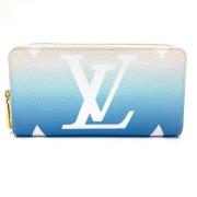 Pre-owned Canvas wallets Louis Vuitton Vintage , Blue , Dames