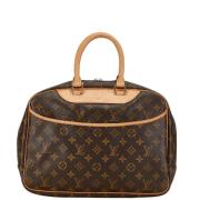 Pre-owned Canvas handbags Louis Vuitton Vintage , Brown , Dames