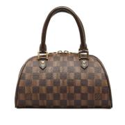 Pre-owned Canvas handbags Louis Vuitton Vintage , Brown , Dames