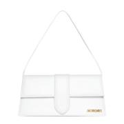 Witte Lange Tote Tas Jacquemus , White , Dames