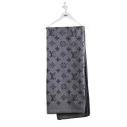 Pre-owned Fabric scarves Louis Vuitton Vintage , Gray , Dames