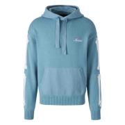 Helblauwe katoenen hoodie met capuchon Amiri , Blue , Heren