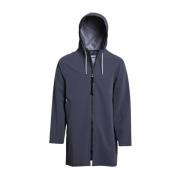 Lichtgewicht Waterdichte Rits Regenjas Stutterheim , Blue , Heren