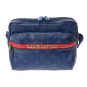 Pre-owned Canvas louis-vuitton-bags Louis Vuitton Vintage , Blue , Dam...