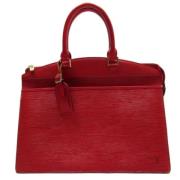 Pre-owned Leather louis-vuitton-bags Louis Vuitton Vintage , Red , Dam...