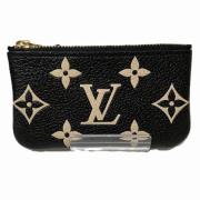 Pre-owned Leather wallets Louis Vuitton Vintage , Black , Dames