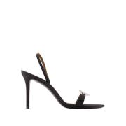 Mignon 90 Sandalen - Zwart Leer Giuseppe Zanotti , Black , Dames