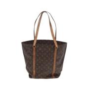 Pre-owned Canvas totes Louis Vuitton Vintage , Brown , Dames