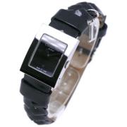 Pre-owned Leather watches Dior Vintage , Black , Dames