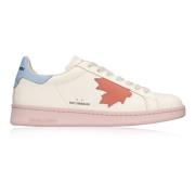 Leren Veterschoenen The Canadian Stijl Dsquared2 , White , Dames