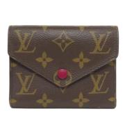 Pre-owned Canvas wallets Louis Vuitton Vintage , Brown , Dames