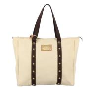 Pre-owned Canvas louis-vuitton-bags Louis Vuitton Vintage , White , Da...