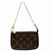 Pre-owned Canvas clutches Louis Vuitton Vintage , Brown , Dames