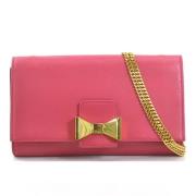 Pre-owned Leather shoulder-bags Chloé Pre-owned , Pink , Dames