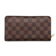 Pre-owned Canvas wallets Louis Vuitton Vintage , Brown , Dames