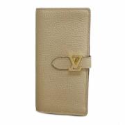 Pre-owned Leather wallets Louis Vuitton Vintage , Beige , Dames