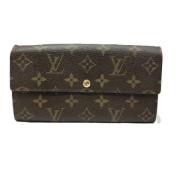 Pre-owned Canvas wallets Louis Vuitton Vintage , Brown , Unisex