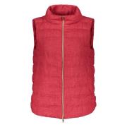 Ganzendonsvest met rits Herno , Red , Dames