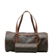 Pre-owned Canvas shoulder-bags Louis Vuitton Vintage , Brown , Dames