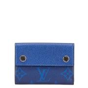 Pre-owned Canvas wallets Louis Vuitton Vintage , Blue , Dames