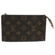 Pre-owned Canvas pouches Louis Vuitton Vintage , Brown , Dames