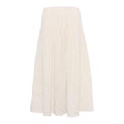 Gestructureerde Whisper White Rok InWear , White , Dames