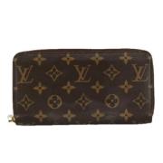 Pre-owned Canvas wallets Louis Vuitton Vintage , Brown , Dames