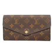 Pre-owned Canvas wallets Louis Vuitton Vintage , Brown , Dames