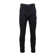 Herenknoop Jeans Lente-Zomer Collectie Dsquared2 , Black , Heren