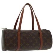 Pre-owned Canvas handbags Louis Vuitton Vintage , Brown , Dames