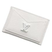 Pre-owned Leather wallets Louis Vuitton Vintage , White , Dames