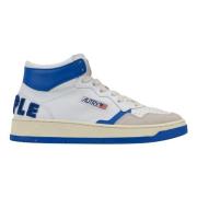 Heren Leren Veterschoenen Autry , White , Heren