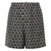 Gedrukte Katoenen Shorts Marine Room Valentino Garavani , Multicolor ,...