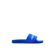 Slides met logo Dsquared2 , Blue , Heren