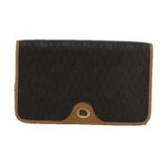 Pre-owned Canvas clutches Dior Vintage , Black , Dames