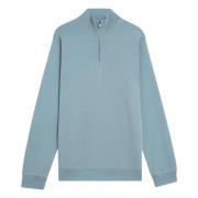 Superfijne Quarter Zip Sweater in Lichtblauw Lyle & Scott , Blue , Her...