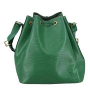 Pre-owned Leather louis-vuitton-bags Louis Vuitton Vintage , Green , D...