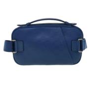 Pre-owned Leather louis-vuitton-bags Louis Vuitton Vintage , Blue , Da...