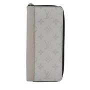 Pre-owned Canvas wallets Louis Vuitton Vintage , Gray , Dames