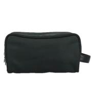 Pre-owned Canvas clutches Louis Vuitton Vintage , Black , Dames