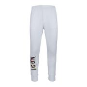 Heren Sweatpants met zijzakken Dsquared2 , White , Heren