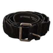 Elegante zwarte taille riem met metalen gesp Gianfranco Ferré , Black ...