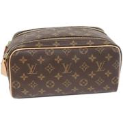 Pre-owned Canvas clutches Louis Vuitton Vintage , Brown , Dames