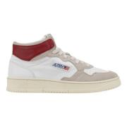 Leren Vetersneakers Autry , White , Heren