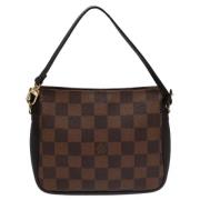 Pre-owned Canvas pouches Louis Vuitton Vintage , Brown , Dames