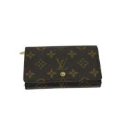 Pre-owned Canvas wallets Louis Vuitton Vintage , Brown , Dames