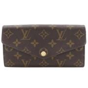 Pre-owned Canvas wallets Louis Vuitton Vintage , Brown , Dames