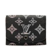 Pre-owned Leather wallets Louis Vuitton Vintage , Black , Dames