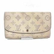 Pre-owned Leather wallets Louis Vuitton Vintage , Beige , Dames